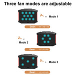 NUOXI X100 11-Fans LED Screen Radiatore di raffreddamento per laptop regolabile, X100 11-Fans