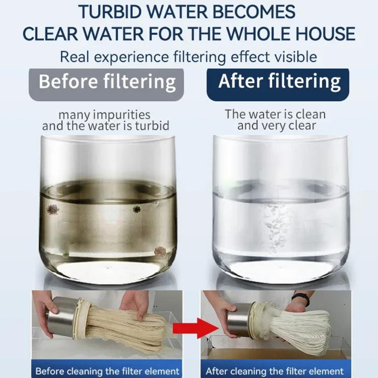 Purificatore d'acqua domestico per tutta la casa, filtro per installazione su tubature, purificatore d'acqua ad alto flusso, Wheelton UF2-1T, Wheelton UF4-2T, Wheelton UF6-3T