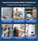 Purificatore d'acqua domestico per tutta la casa, filtro per installazione su tubature, purificatore d'acqua ad alto flusso, Wheelton UF2-1T, Wheelton UF4-2T, Wheelton UF6-3T