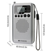 RETEKESS TR106 Radio portatile FM/AM con timer spegnimento