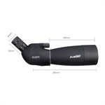 SVBONY SV28 25-75x70 IP65 cannocchiale per uccelli impermeabile, 21mm Eyepiece