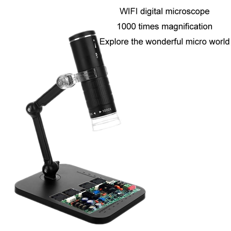 Microscopio elettronico digitale WiFi HD 1000x, Folding Type, Snake Tube Type