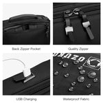 Zaino Ozuko Business Laptop USB Zaino da uomo