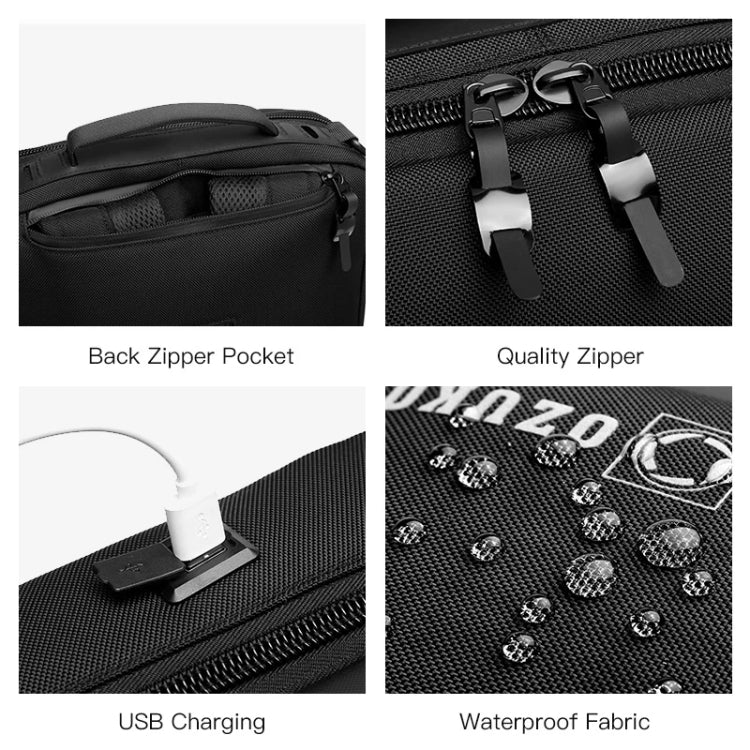 Zaino Ozuko Business Laptop USB Zaino da uomo