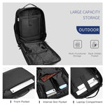 Zaino Ozuko Business Laptop USB Zaino da uomo