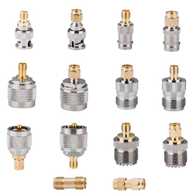 14 pezzi/scatola convertitore connettore RF per antenna, 14pcs /Box