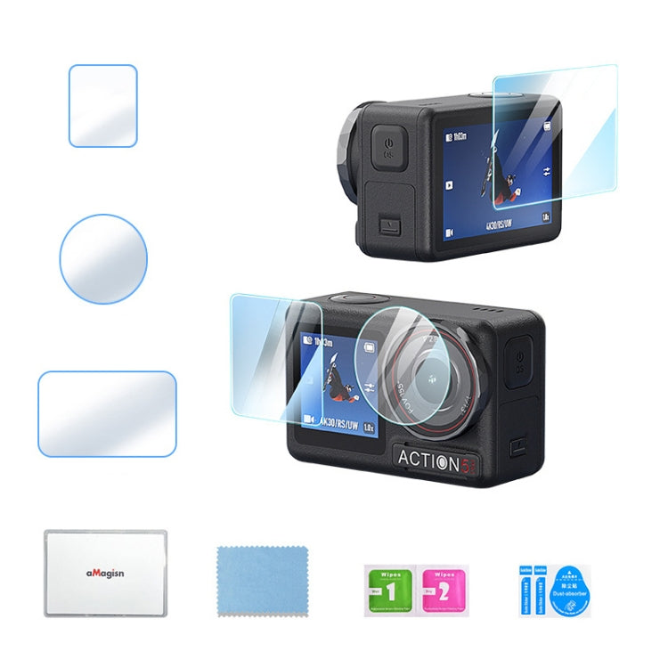 Pellicola vetro temperato 9H per DJI Osmo Action 5 Pro
