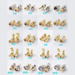 Convertitore RF adattatore coassiale RF da 36 pezzi/scatola, 36pcs /Box