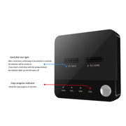 SSD Copy Machine M.2 SATA/NVME Mutual Copy Clone Online Lettura/Scrittura HDD Enclosure, DK302