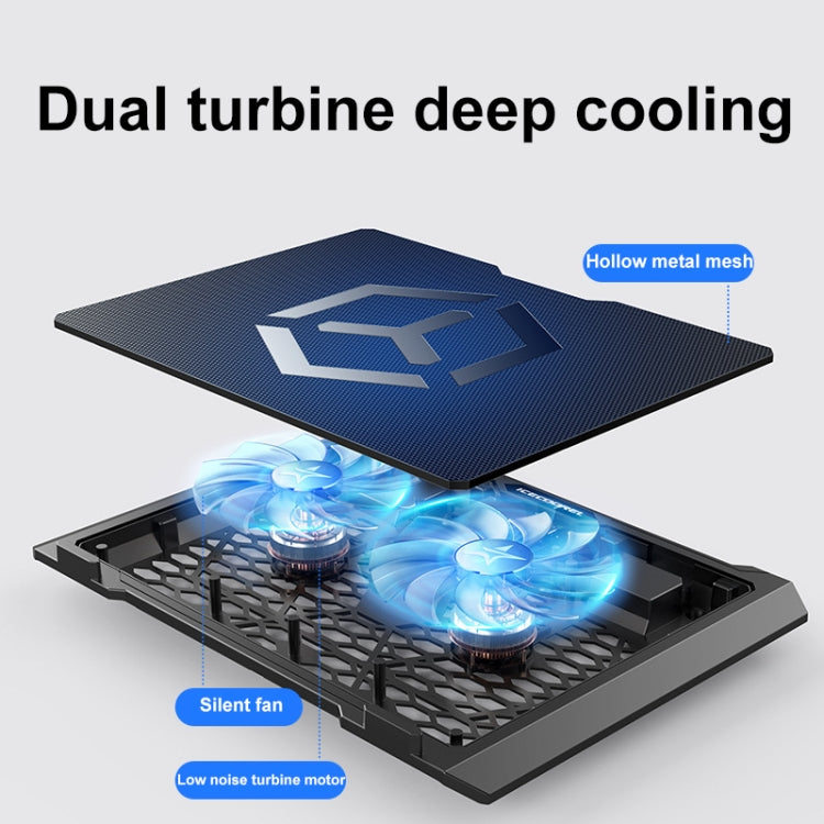 Staffa di sollevamento per radiatore per laptop ICE COOREL S511, Single Fan, Dual-fans no Speed Regulation, Dual-fans with Speed Regulation