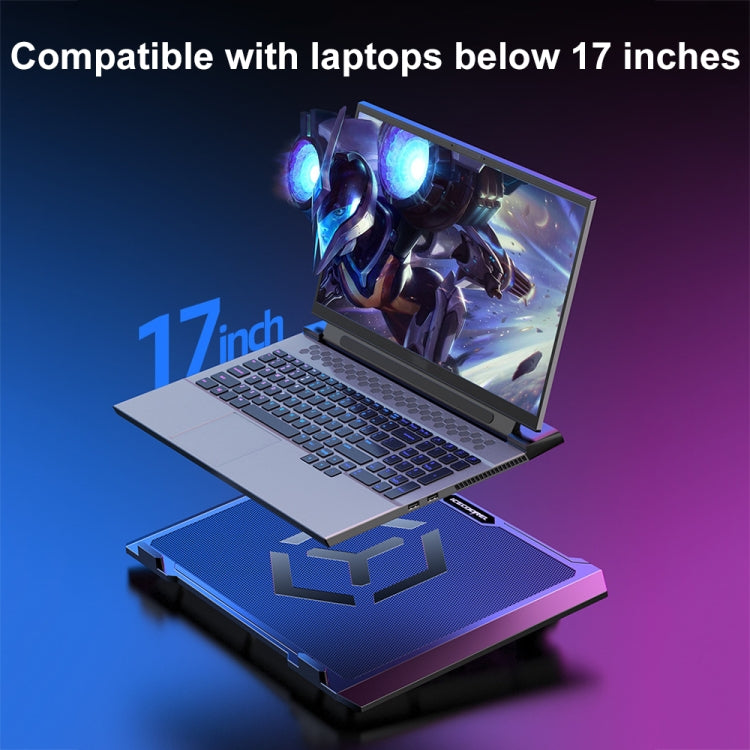 Staffa di sollevamento per radiatore per laptop ICE COOREL S511, Single Fan, Dual-fans no Speed Regulation, Dual-fans with Speed Regulation