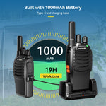 Walkie Talkie Retevis H777 16 Canali con Base Ricarica