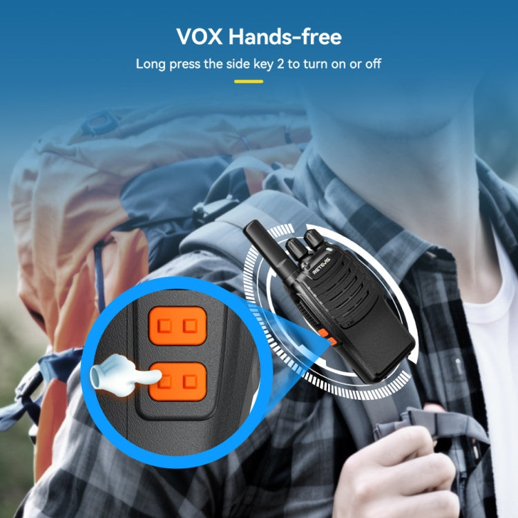 Walkie Talkie Retevis H777 16 Canali con Base Ricarica