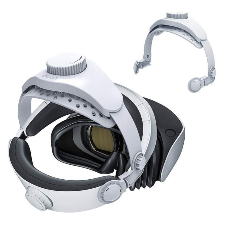 DEVASO per PlayStation VR 2 Elite Fascia per la testa antiscivolo comoda e leggera, For PlayStation VR 2 ABS