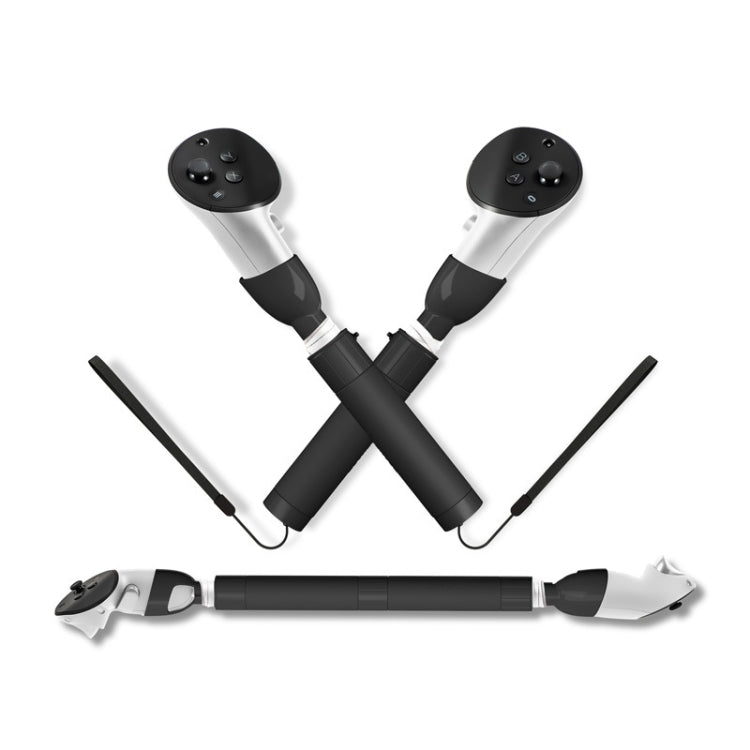 DEVASO per Meta Quest 3 Game Lightsaber Golf Game Estensione asta impugnatura da baseball Accessori