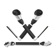 DEVASO per Meta Quest 3 Game Lightsaber Golf Game Estensione asta impugnatura da baseball Accessori