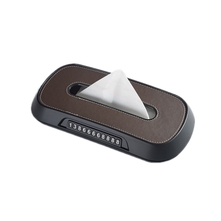 Parasole per auto, appeso al tettuccio apribile, scatola per fazzoletti sullo schienale del sedile, Leather Black, Leather Beige, Leather Brown, Leather Red, Suede Dark Gray, Suede Beige, Suede Brown, Suede Red