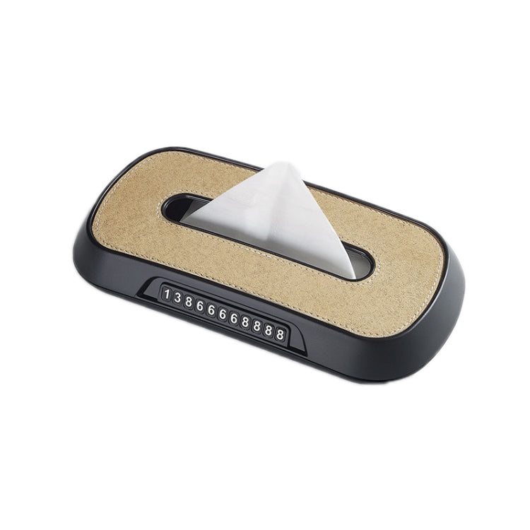 Parasole per auto, appeso al tettuccio apribile, scatola per fazzoletti sullo schienale del sedile, Leather Black, Leather Beige, Leather Brown, Leather Red, Suede Dark Gray, Suede Beige, Suede Brown, Suede Red