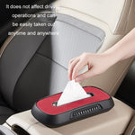 Parasole per auto, appeso al tettuccio apribile, scatola per fazzoletti sullo schienale del sedile, Leather Black, Leather Beige, Leather Brown, Leather Red, Suede Dark Gray, Suede Beige, Suede Brown, Suede Red