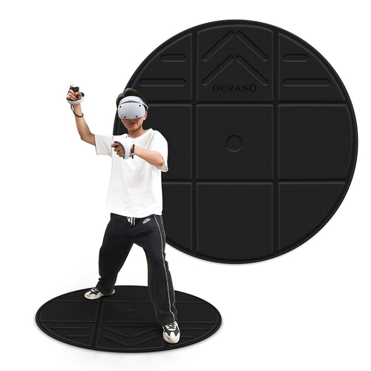 Tappetino per simulazione di gioco sportivo con occhiali VR DEVASO, Black
