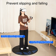 Tappetino per simulazione di gioco sportivo con occhiali VR DEVASO, Black