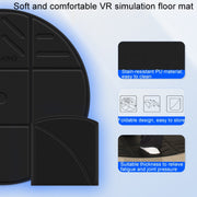 Tappetino per simulazione di gioco sportivo con occhiali VR DEVASO, Black