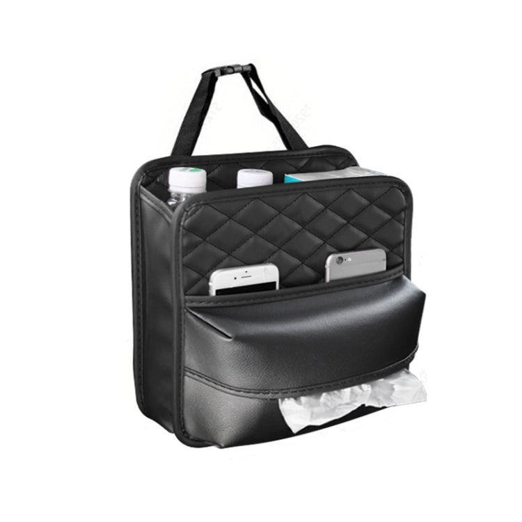 Borsa porta fazzoletti appesa 2 in 1 per riporre il sedile posteriore dell'auto, Standard, Enlarged