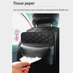 Borsa porta fazzoletti appesa 2 in 1 per riporre il sedile posteriore dell'auto, Standard, Enlarged