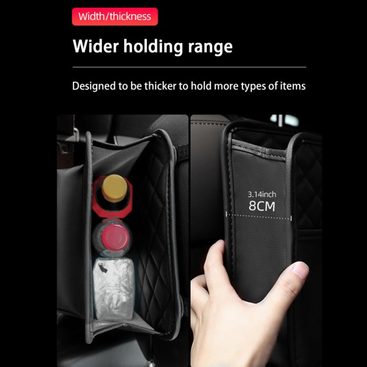 Borsa porta fazzoletti appesa 2 in 1 per riporre il sedile posteriore dell'auto, Standard, Enlarged