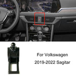 Per Volkswagen Car Air Outlet Base porta cellulare modificata, 19-22 Sagitar, 19-22 Tayron/ Tayron X, 19-23 Touareg, 19-21 Tharu, 20 Viloran, 19-23 T_Cross/20-21 TACOUA, 21-23 Teramont/Teramont X/Viloran, 22 Tiguan L/Tiguan X, 21 Golf 8, 21 CC         ...