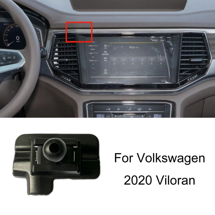 Per Volkswagen Car Air Outlet Base porta cellulare modificata, 19-22 Sagitar, 19-22 Tayron/ Tayron X, 19-23 Touareg, 19-21 Tharu, 20 Viloran, 19-23 T_Cross/20-21 TACOUA, 21-23 Teramont/Teramont X/Viloran, 22 Tiguan L/Tiguan X, 21 Golf 8, 21 CC         ...