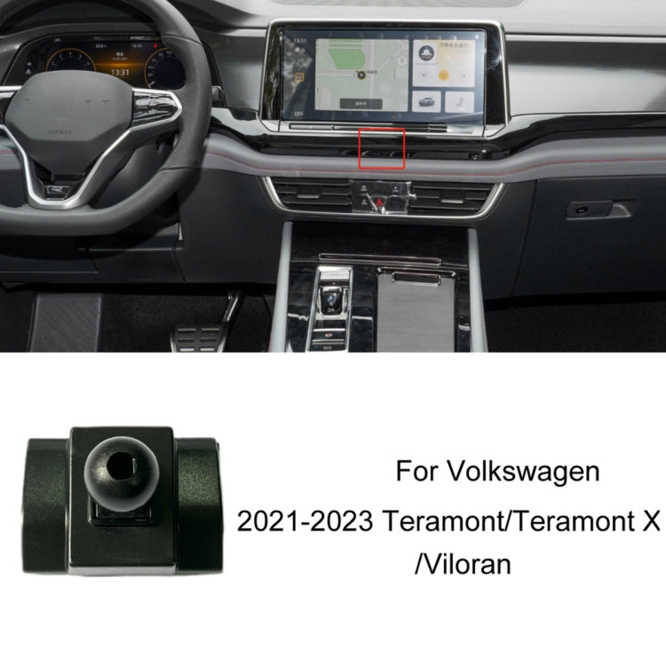 Per Volkswagen Car Air Outlet Base porta cellulare modificata, 19-22 Sagitar, 19-22 Tayron/ Tayron X, 19-23 Touareg, 19-21 Tharu, 20 Viloran, 19-23 T_Cross/20-21 TACOUA, 21-23 Teramont/Teramont X/Viloran, 22 Tiguan L/Tiguan X, 21 Golf 8, 21 CC         ...