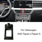 Per Volkswagen Car Air Outlet Base porta cellulare modificata, 19-22 Sagitar, 19-22 Tayron/ Tayron X, 19-23 Touareg, 19-21 Tharu, 20 Viloran, 19-23 T_Cross/20-21 TACOUA, 21-23 Teramont/Teramont X/Viloran, 22 Tiguan L/Tiguan X, 21 Golf 8, 21 CC         ...