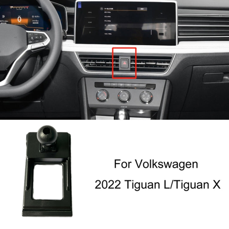 Per Volkswagen Car Air Outlet Base porta cellulare modificata, 19-22 Sagitar, 19-22 Tayron/ Tayron X, 19-23 Touareg, 19-21 Tharu, 20 Viloran, 19-23 T_Cross/20-21 TACOUA, 21-23 Teramont/Teramont X/Viloran, 22 Tiguan L/Tiguan X, 21 Golf 8, 21 CC         ...