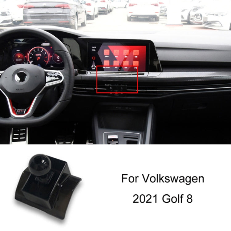 Per Volkswagen Car Air Outlet Base porta cellulare modificata, 19-22 Sagitar, 19-22 Tayron/ Tayron X, 19-23 Touareg, 19-21 Tharu, 20 Viloran, 19-23 T_Cross/20-21 TACOUA, 21-23 Teramont/Teramont X/Viloran, 22 Tiguan L/Tiguan X, 21 Golf 8, 21 CC         ...