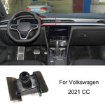 Per Volkswagen Car Air Outlet Base porta cellulare modificata, 19-22 Sagitar, 19-22 Tayron/ Tayron X, 19-23 Touareg, 19-21 Tharu, 20 Viloran, 19-23 T_Cross/20-21 TACOUA, 21-23 Teramont/Teramont X/Viloran, 22 Tiguan L/Tiguan X, 21 Golf 8, 21 CC         ...