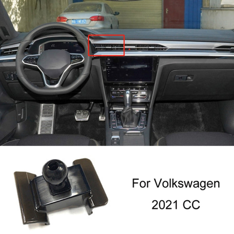 Per Volkswagen Car Air Outlet Base porta cellulare modificata, 19-22 Sagitar, 19-22 Tayron/ Tayron X, 19-23 Touareg, 19-21 Tharu, 20 Viloran, 19-23 T_Cross/20-21 TACOUA, 21-23 Teramont/Teramont X/Viloran, 22 Tiguan L/Tiguan X, 21 Golf 8, 21 CC         ...