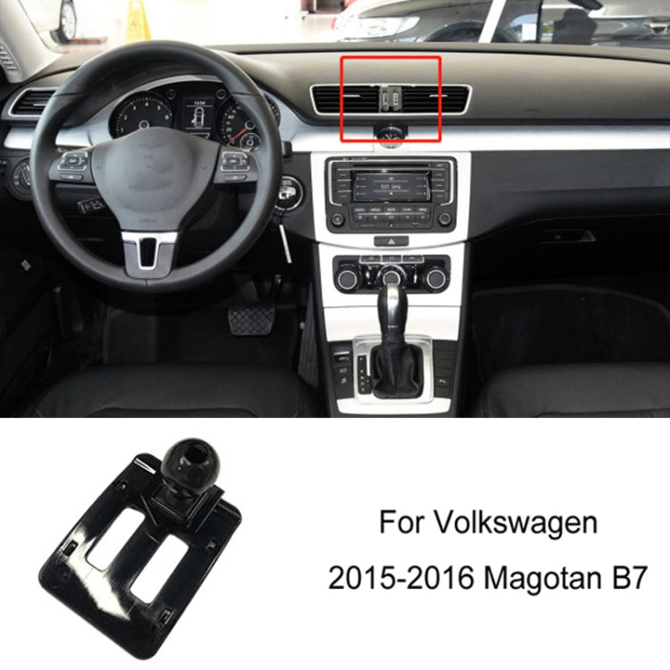 Per Volkswagen Car Air Outlet Base porta cellulare modificata, 19-22 Sagitar, 19-22 Tayron/ Tayron X, 19-23 Touareg, 19-21 Tharu, 20 Viloran, 19-23 T_Cross/20-21 TACOUA, 21-23 Teramont/Teramont X/Viloran, 22 Tiguan L/Tiguan X, 21 Golf 8, 21 CC         ...