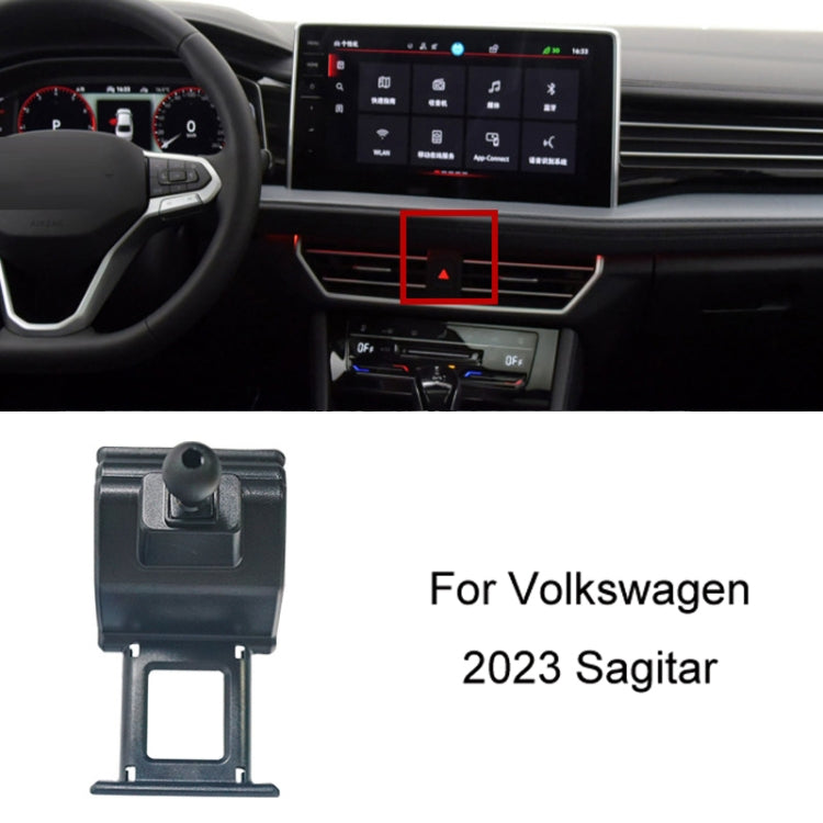 Per Volkswagen Car Air Outlet Base porta cellulare modificata, 19-22 Sagitar, 19-22 Tayron/ Tayron X, 19-23 Touareg, 19-21 Tharu, 20 Viloran, 19-23 T_Cross/20-21 TACOUA, 21-23 Teramont/Teramont X/Viloran, 22 Tiguan L/Tiguan X, 21 Golf 8, 21 CC         ...
