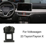 Per Volkswagen Car Air Outlet Base porta cellulare modificata, 19-22 Sagitar, 19-22 Tayron/ Tayron X, 19-23 Touareg, 19-21 Tharu, 20 Viloran, 19-23 T_Cross/20-21 TACOUA, 21-23 Teramont/Teramont X/Viloran, 22 Tiguan L/Tiguan X, 21 Golf 8, 21 CC         ...