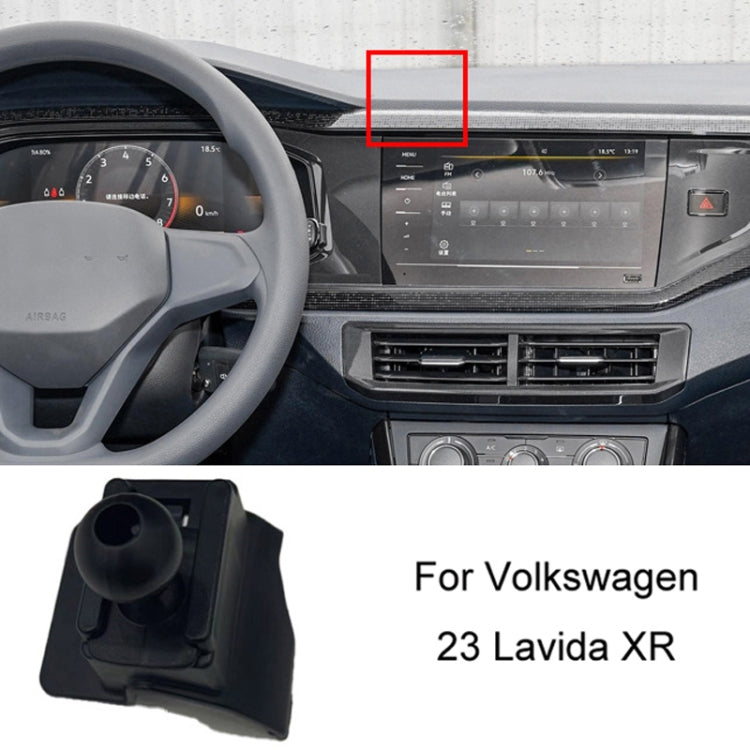 Per Volkswagen Car Air Outlet Base porta cellulare modificata, 19-22 Sagitar, 19-22 Tayron/ Tayron X, 19-23 Touareg, 19-21 Tharu, 20 Viloran, 19-23 T_Cross/20-21 TACOUA, 21-23 Teramont/Teramont X/Viloran, 22 Tiguan L/Tiguan X, 21 Golf 8, 21 CC         ...