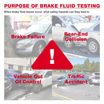 Tester di umidità del liquido freni per auto e moto HABOTEST