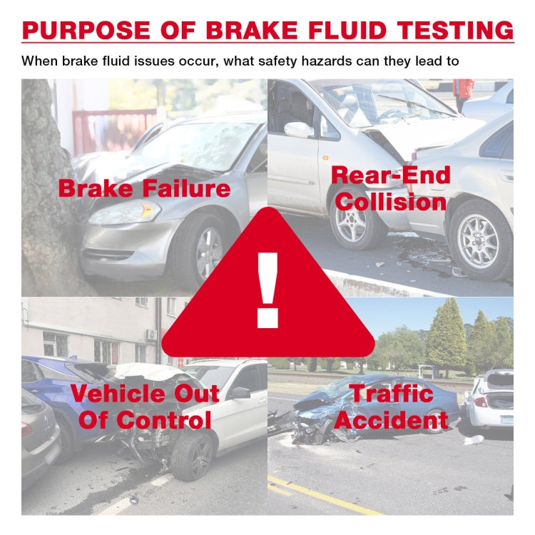 Tester di umidità del liquido freni per auto e moto HABOTEST