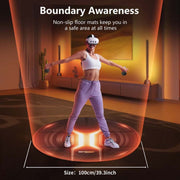 STARTRC GAMES Occhiali VR Gioco sportivo Simulazione Tappetino da pavimento, Purple, Orange