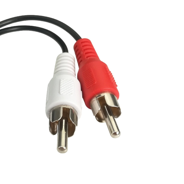 Cavo audio da 3,5 mm femmina a 2 RCA Cavo di collegamento per altoparlante Lotus Head doppio, 3.5mm Female To 2 RCA