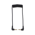 Cavo audio stereo per auto da 3,5 mm Cavo a gomito con molla placcato oro PU