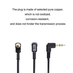 Cavo audio stereo per auto da 3,5 mm Cavo a gomito con molla placcato oro PU
