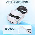 Fascia regolabile per Meta Quest 3 con decompressione