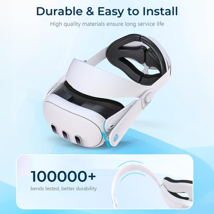 Fascia regolabile per Meta Quest 3 con decompressione