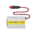 Inverter a onda sinusoidale modificata da 200 W per auto, telefono cellulare, alimentatore universale da 2,1 A, 12 To 220V, 12 To 110V